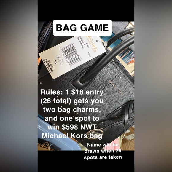 Michael Kors Handbags - COPY - $598 NWT MICHAEL KORS BAG GAME